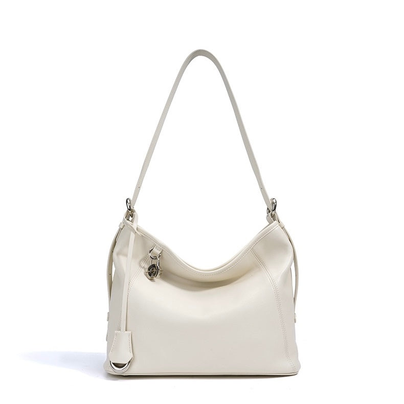 Sophisticated Women's Genuine Leather Large Capacity Crossbody Bag