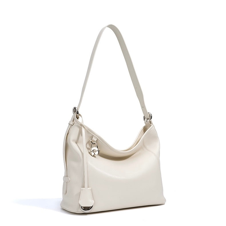 Sophisticated Women's Genuine Leather Large Capacity Crossbody Bag