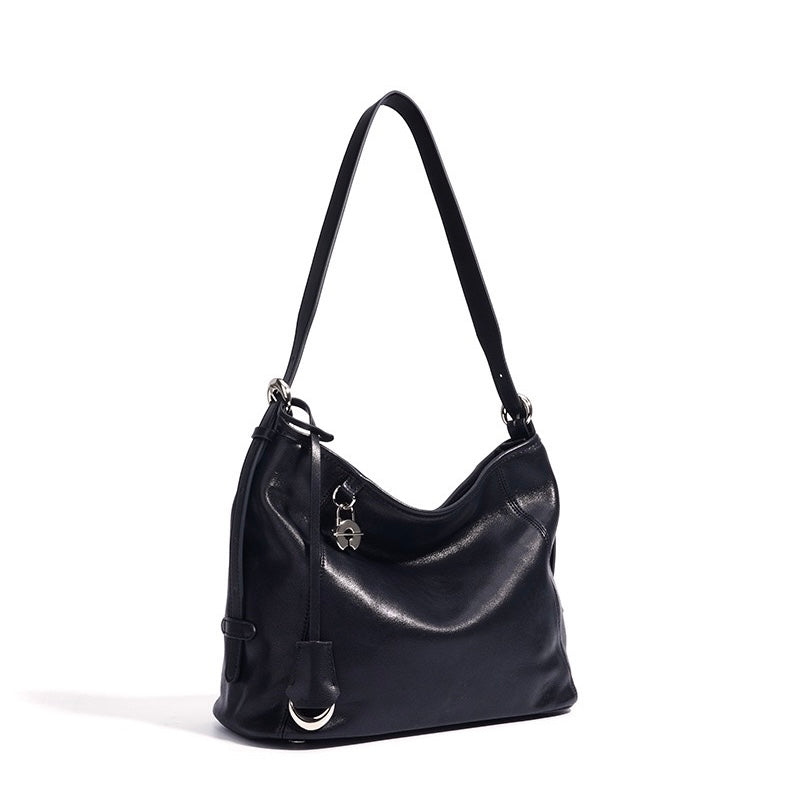 Sophisticated Women's Genuine Leather Large Capacity Crossbody Bag