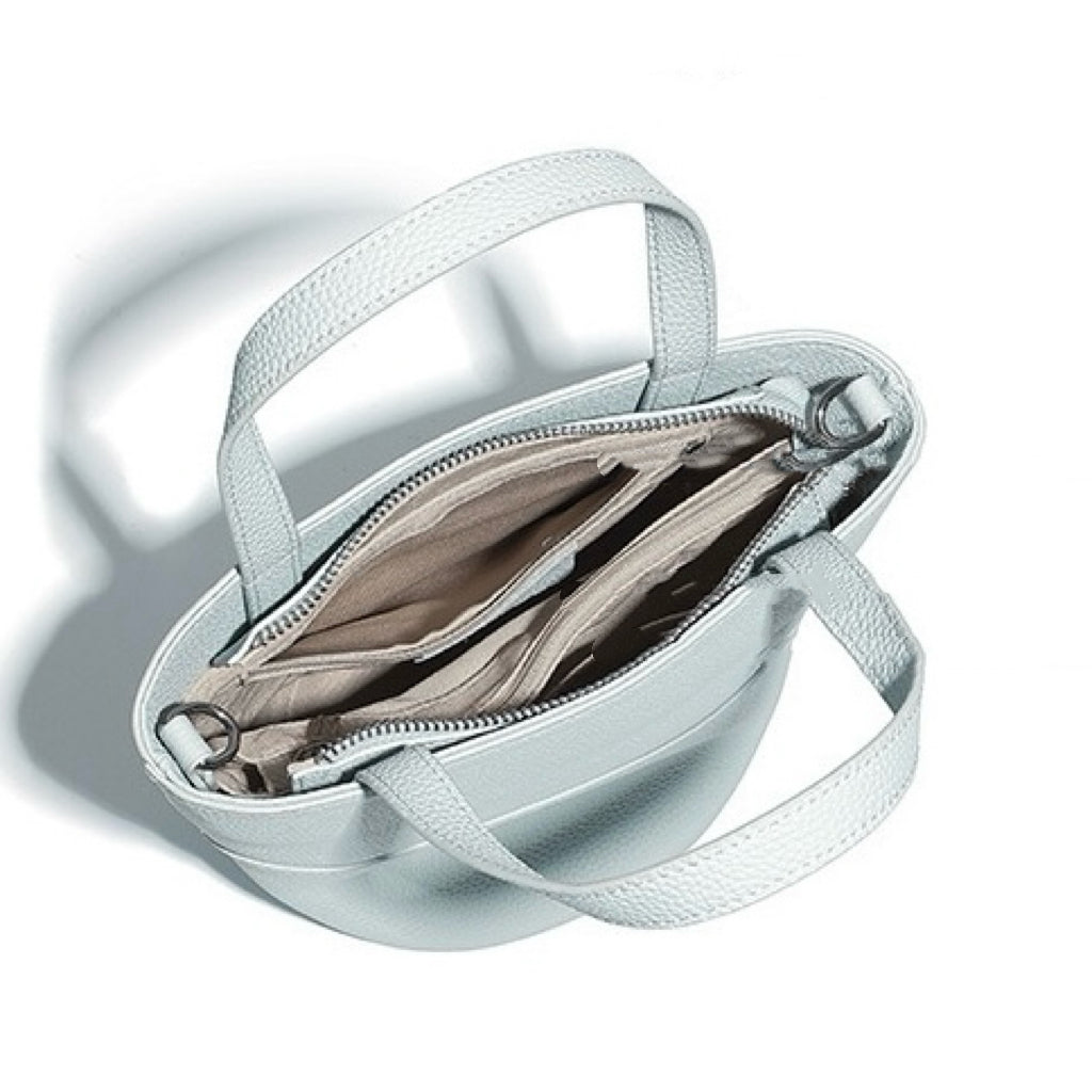 Exquisite Women's Genuine Leather Minimalist Crossbody Bucket Bag