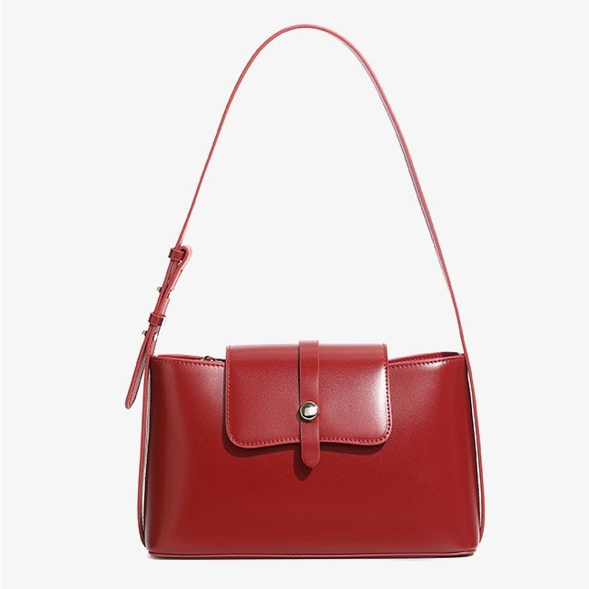 Elegance Redefined: Versatile Leather Handheld & Shoulder Bag
