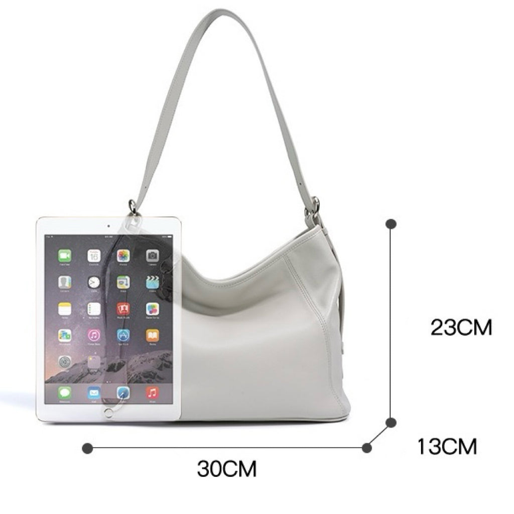 Sophisticated Women's Genuine Leather Large Capacity Crossbody Bag