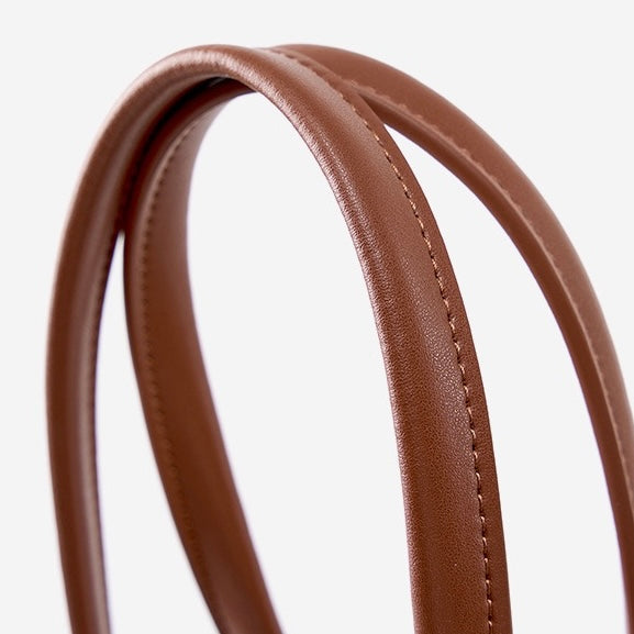 Genuine Leather Dune & Saddle Tote Bag for the Modern Woman