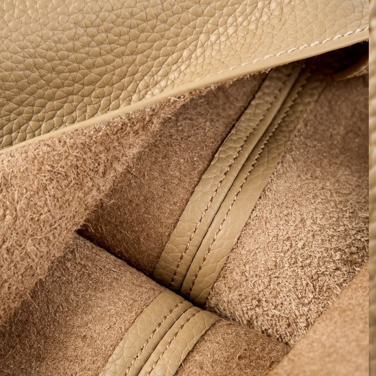 Luna Luxe Genuine Leather Hobo Tote Bag