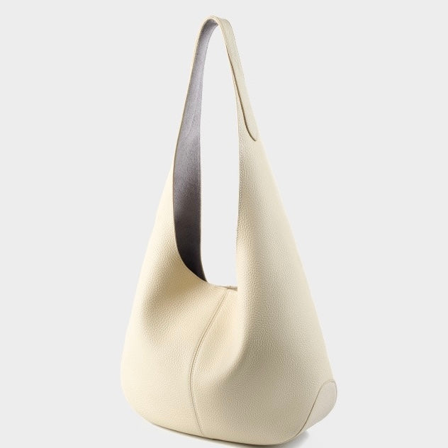 Luna Luxe Genuine Leather Hobo Tote Bag