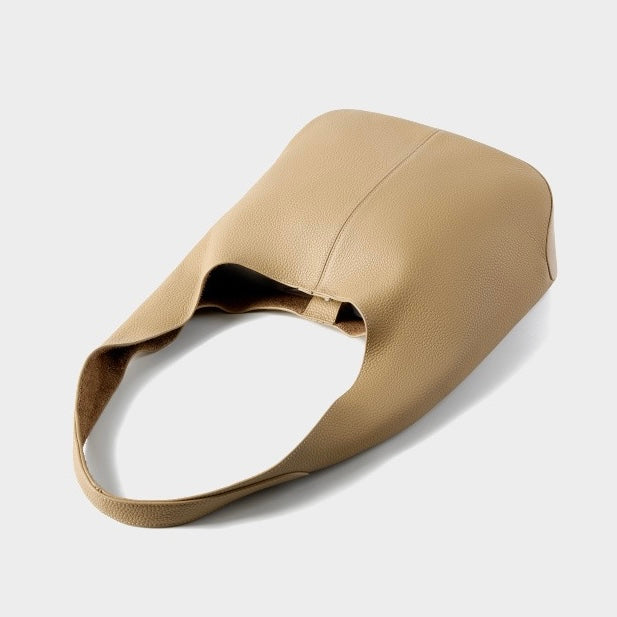Luna Luxe Genuine Leather Hobo Tote Bag