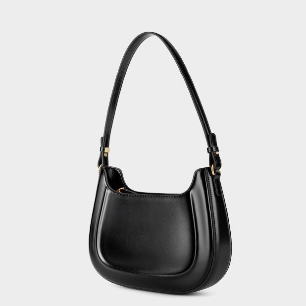 Vintage Leather Saddle Crossbody Bag for the Elegant Woman