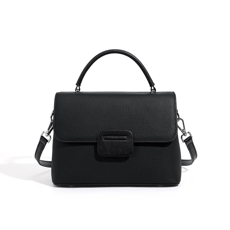 Minimalist Top-Grain Cowhide Envelope Crossbody Bag