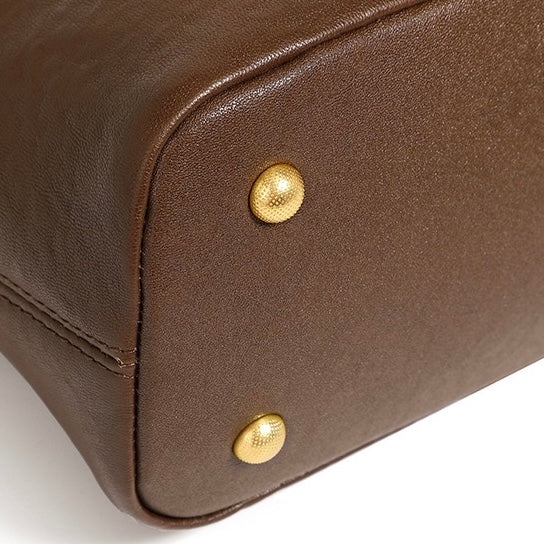 Vintage Grain Leather Tote Bag - Timeless Elegance Redefined