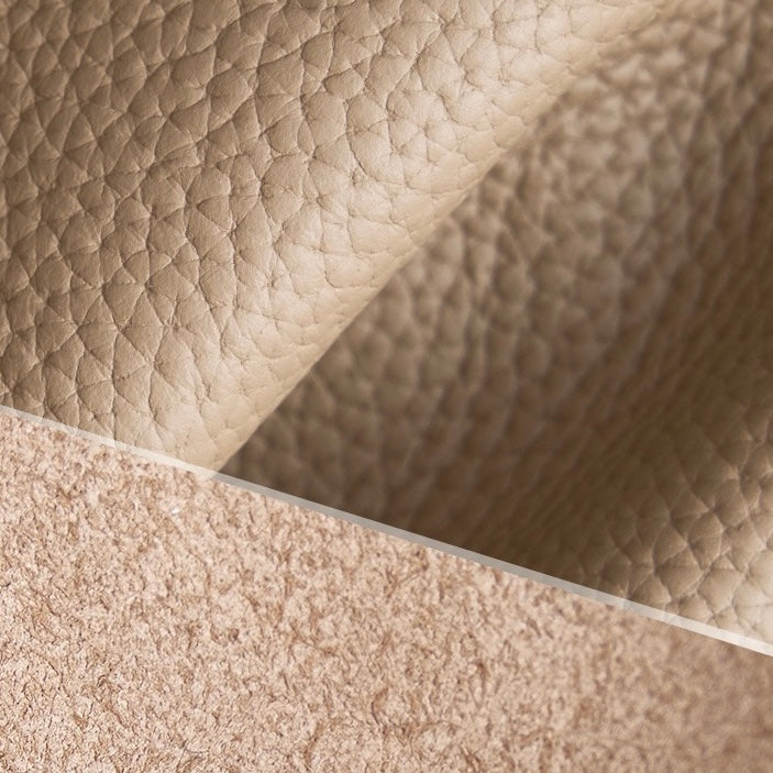 Top-Grain Leather Crossbody Bag with Elegant Lock Closure