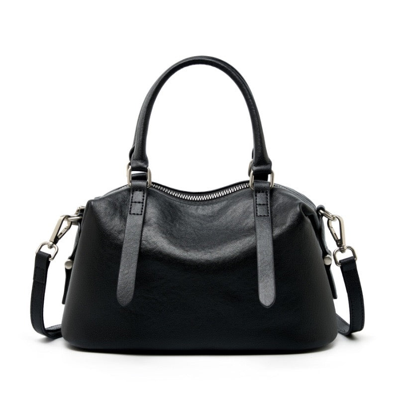 Vintage Top Grain Leather Crossbody Handbag