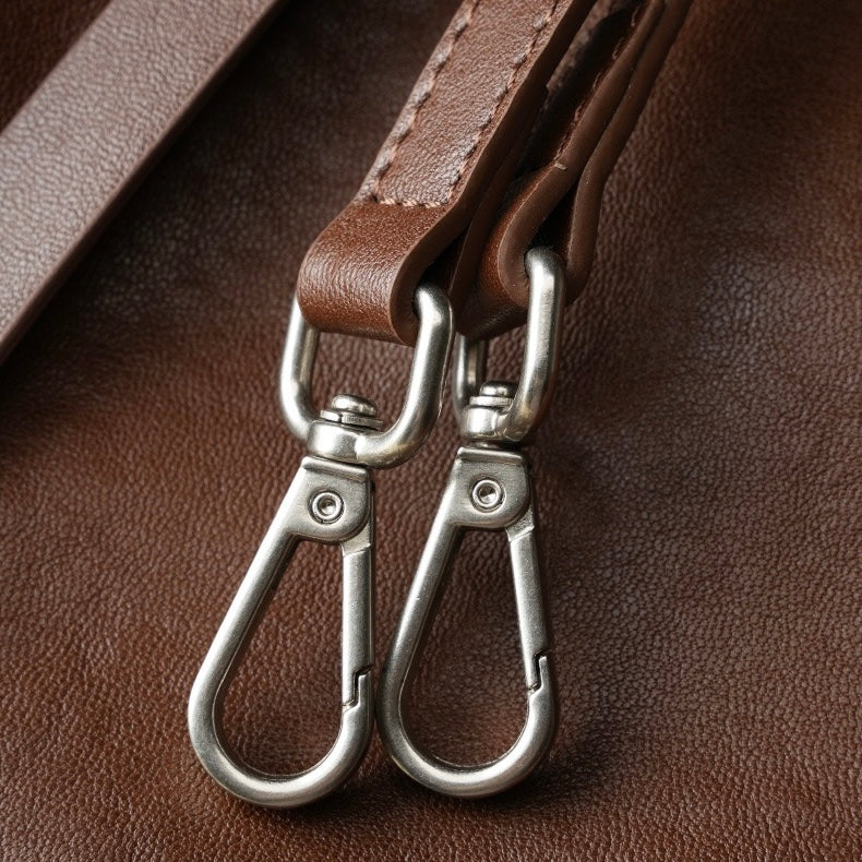 Vintage Top Grain Leather Crossbody Handbag