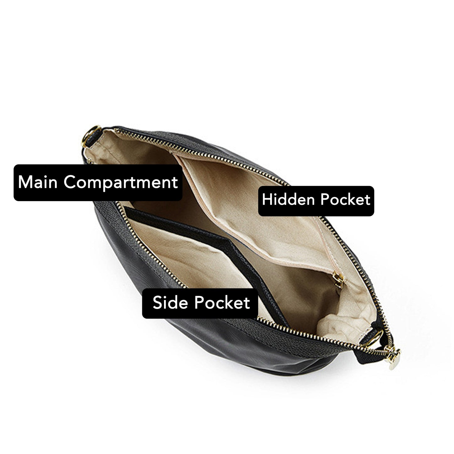 Elegant Leather Commuter Tote Bag with Pouch