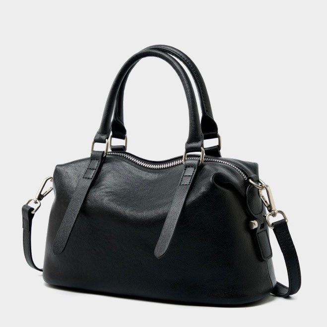 Vintage Top Grain Leather Crossbody Handbag