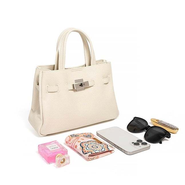 Elegant Pebble Genuine Leather Crossbody Bag for Women