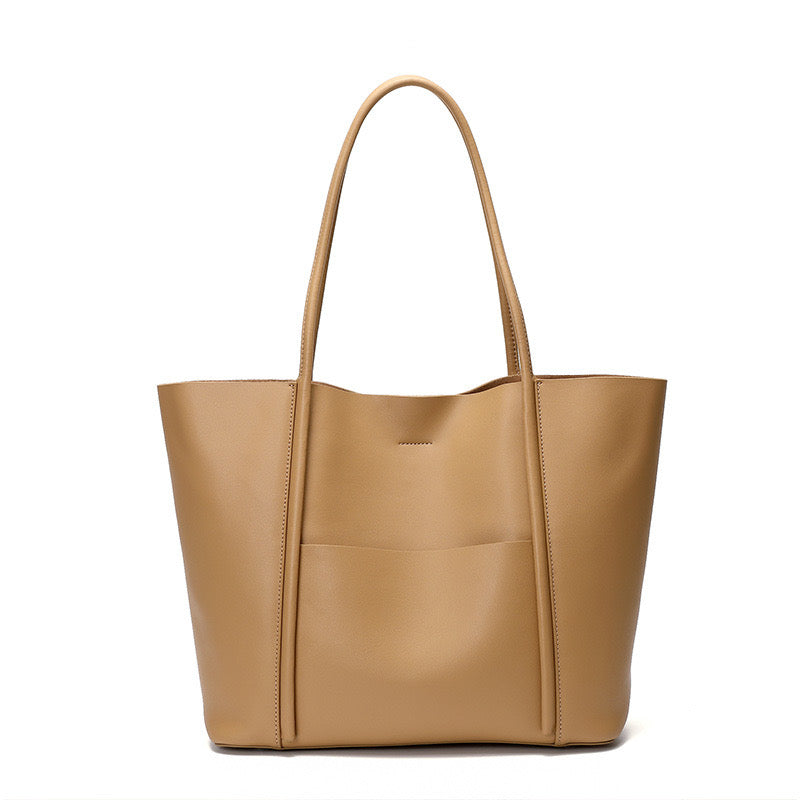 Genuine Leather Summer Tote Bag for Elegant Sophistication