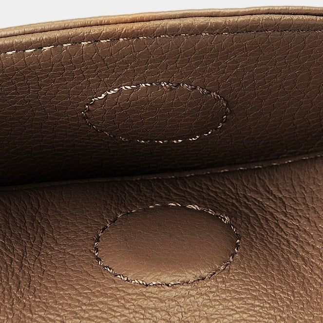 Genuine Leather Mini Bucket Crossbody Bag