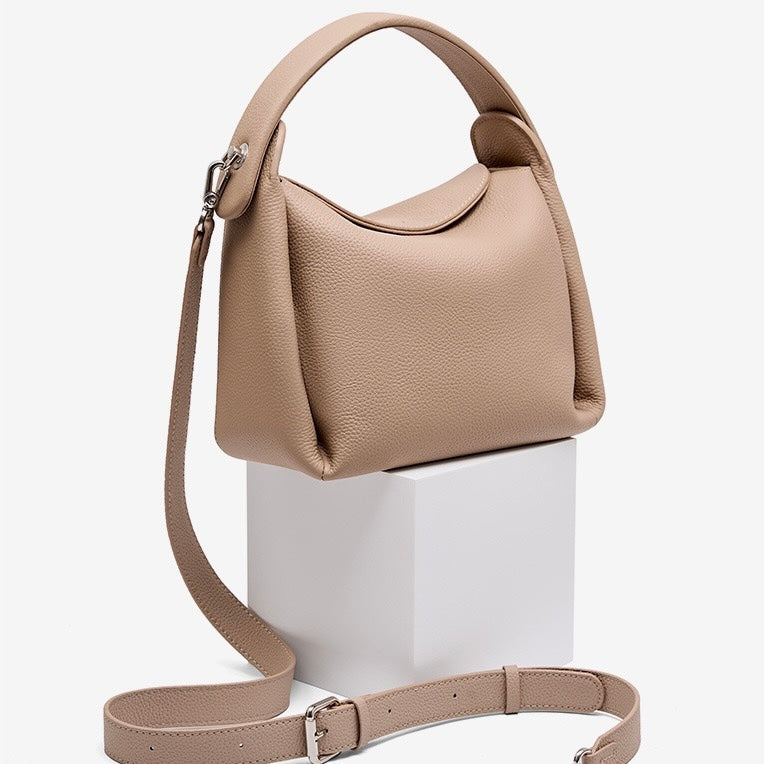 Timeless Elegance Genuine Leather Cigarette Box Shoulder Bag