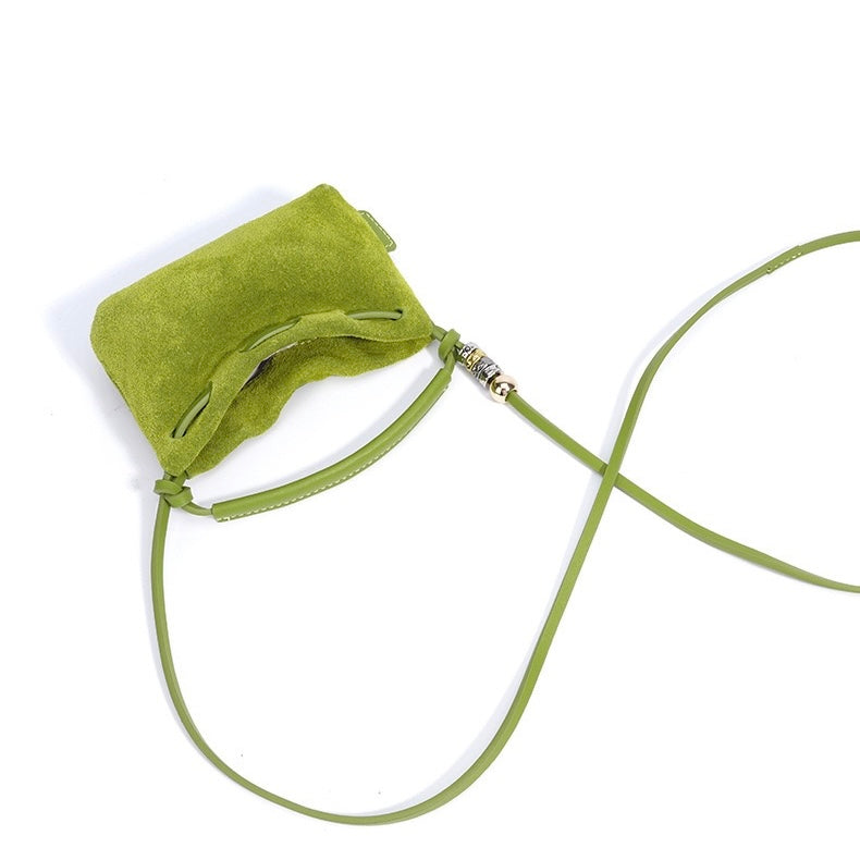 Cloud Pleated Vintage Frosted Mini Handbag Crossbody