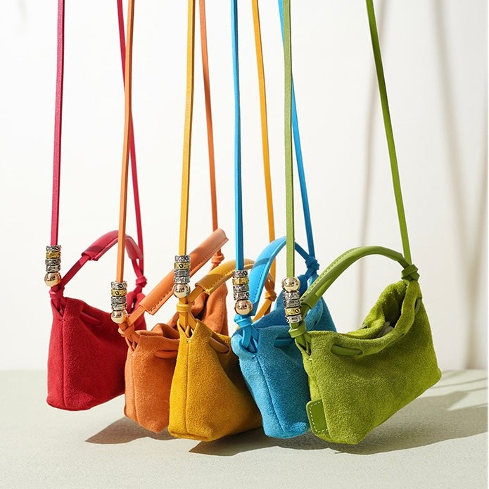 Cloud Pleated Vintage Frosted Mini Handbag Crossbody