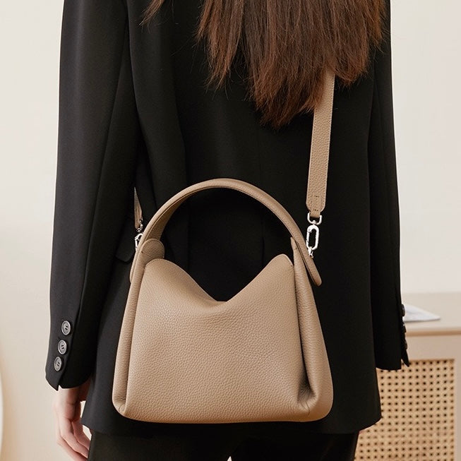 Timeless Elegance Genuine Leather Cigarette Box Shoulder Bag