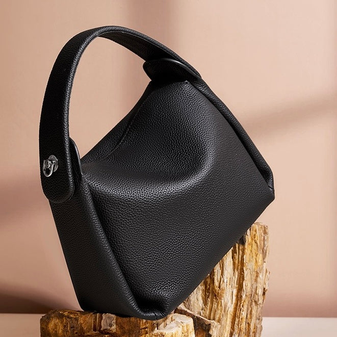 Timeless Elegance Genuine Leather Cigarette Box Shoulder Bag