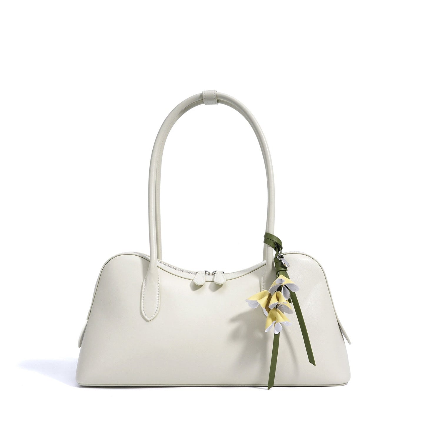 Elegant Versatile Large Capacity Cowhide Shoulder Bag