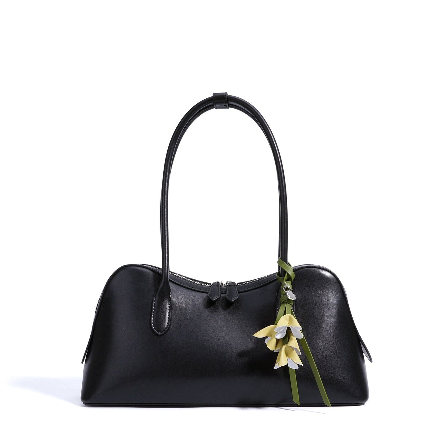 Elegant Versatile Large Capacity Cowhide Shoulder Bag