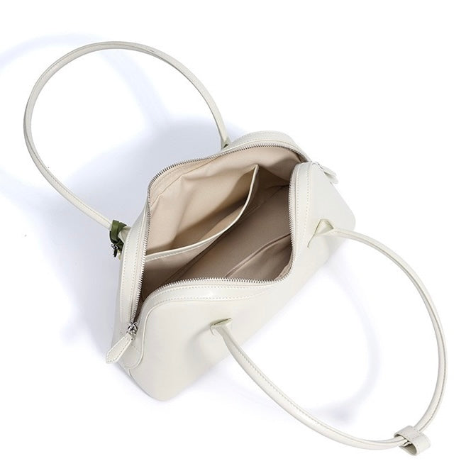 Elegant Versatile Large Capacity Cowhide Shoulder Bag