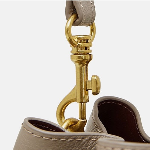 Women's Premium Cowhide Fringe Bucket Crossbody Handbag