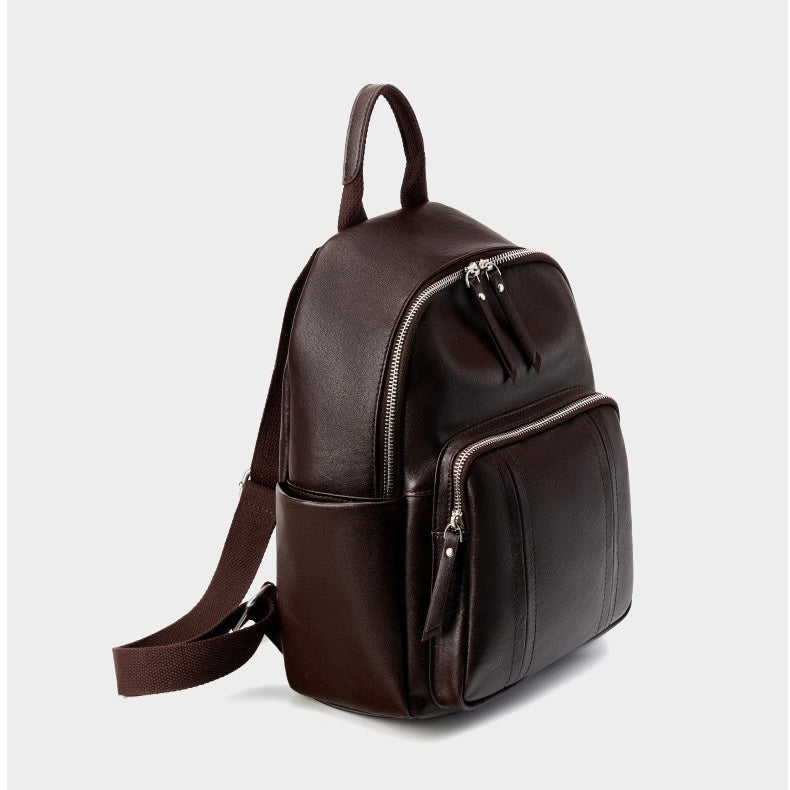 Chic Genuine Leather Multifunctional Backpack for Modern Women