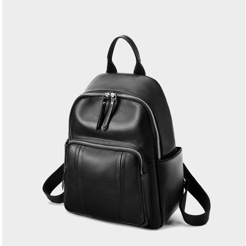 Chic Genuine Leather Multifunctional Backpack for Modern Women