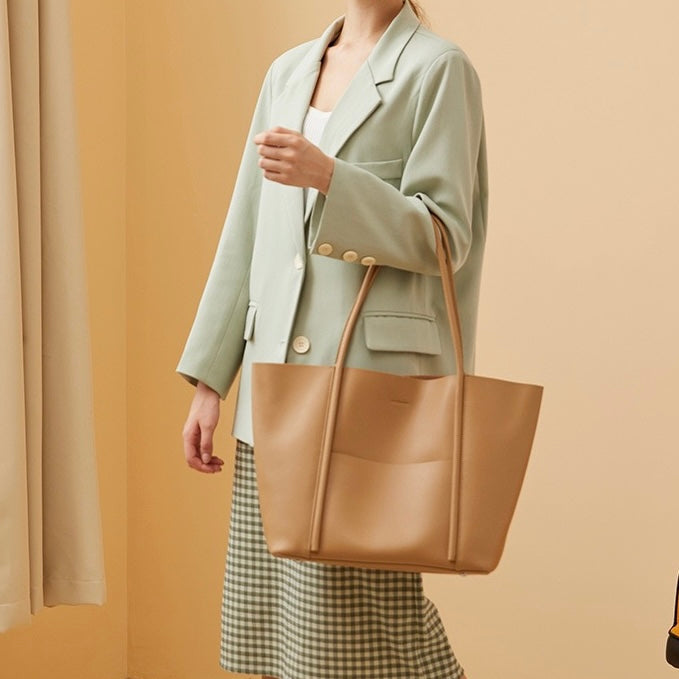 Genuine Leather Summer Tote Bag for Elegant Sophistication