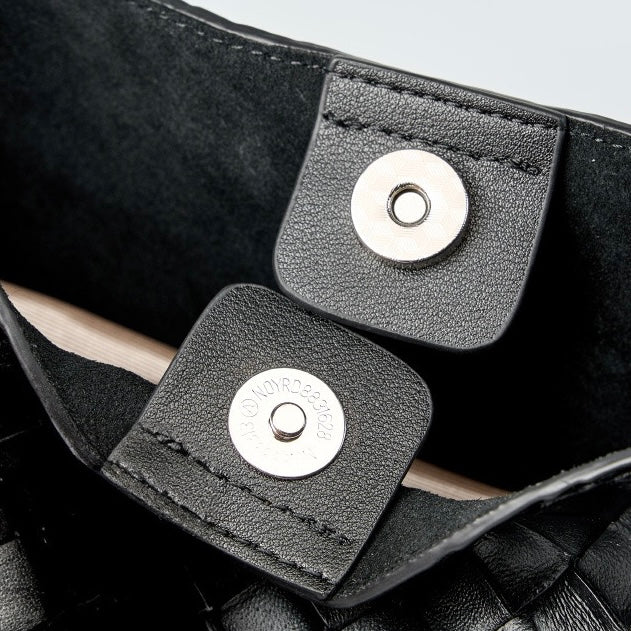 Exquisite Handwoven Cowhide Crossbody and Shoulder Bag