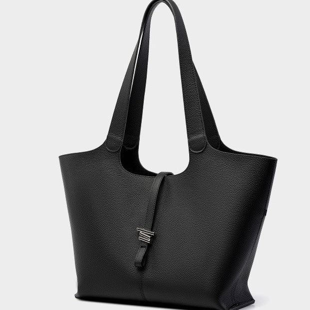 2025 Luxe Genuine Leather Commuter Tote Bag