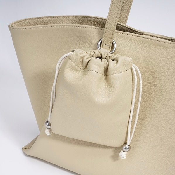 Elegant Women's Genuine Leather Parent-Child Tote Bag