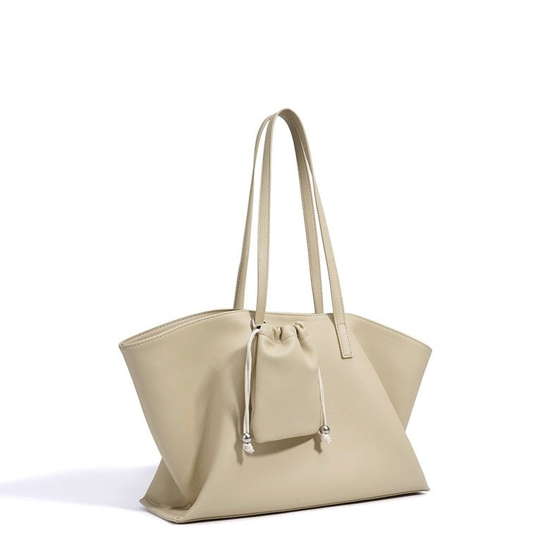 Elegant Women's Genuine Leather Parent-Child Tote Bag