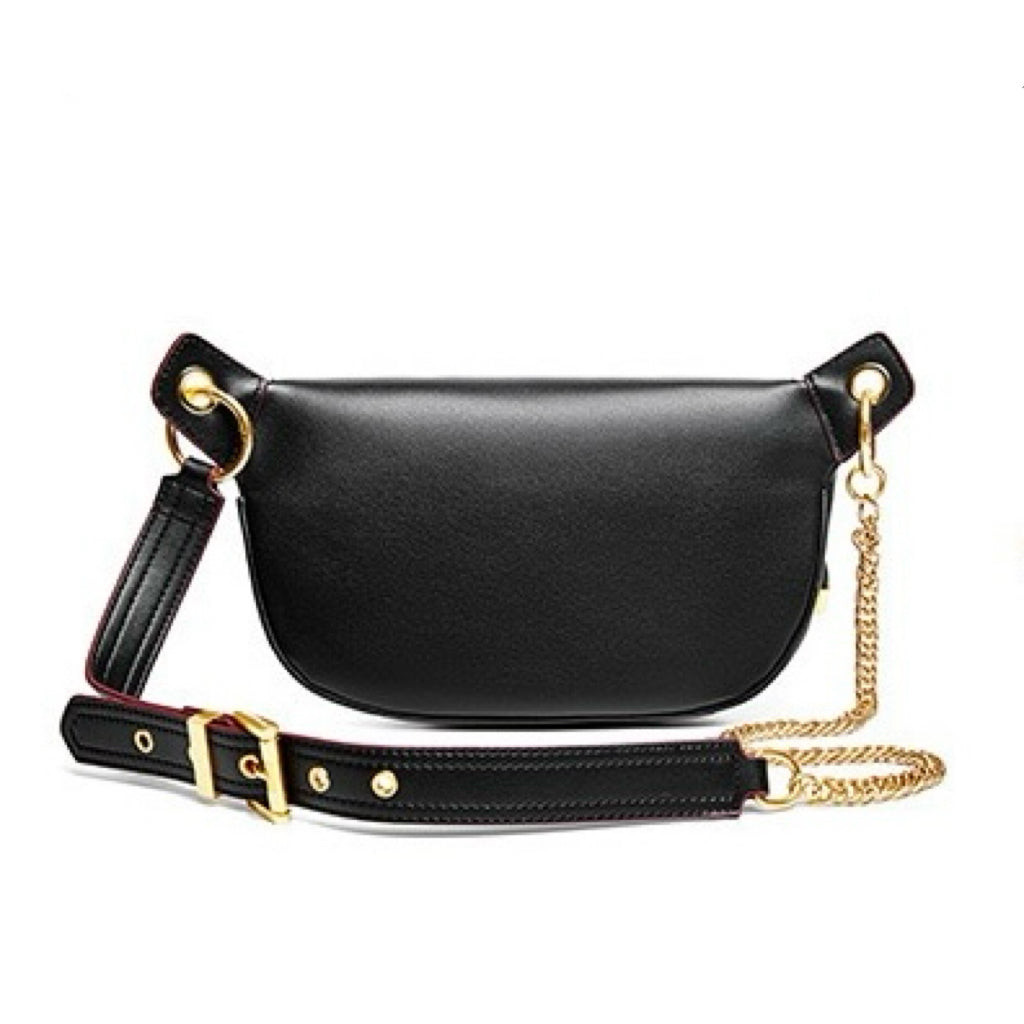 Elegant Women's Genuine Leather Crossbody Fanny Pack