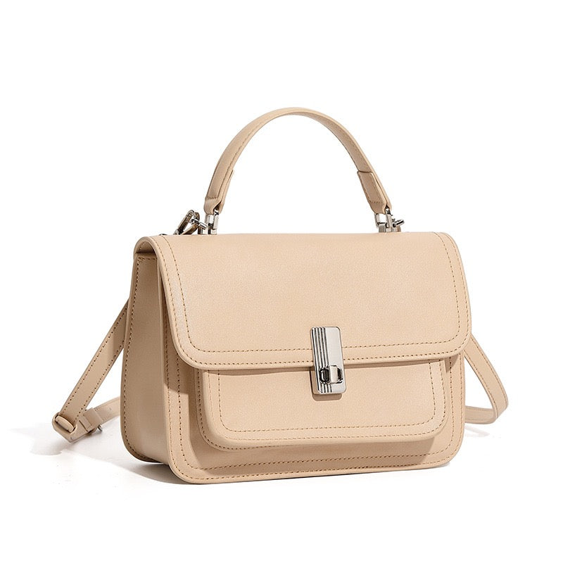 Sophisticated Women's Genuine Leather Commuter Messenger Bag