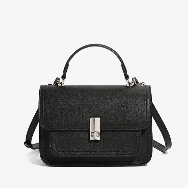 Sophisticated Women's Genuine Leather Commuter Messenger Bag