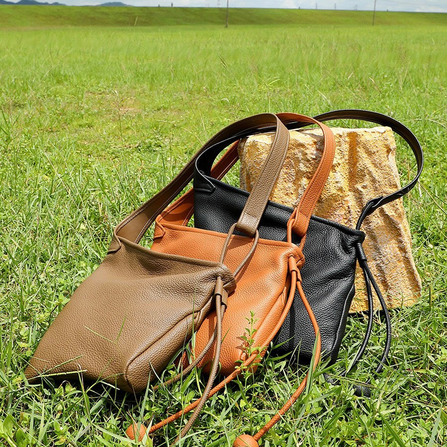 Asymmetric Luxe Slouchy Horn Shoulder Crossbody Bag