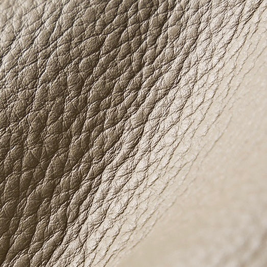 Luxury Cloud Pleated Genuine Leather Shoulder Bag with Golden Ball Chain