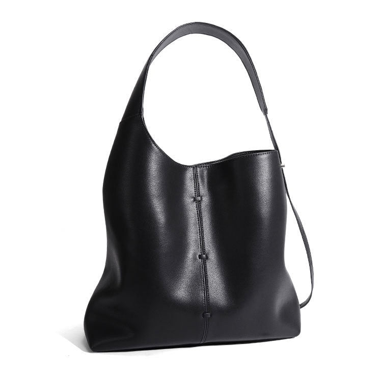 Premium Leather Large Capacity Tote Bag for Modern Elegance