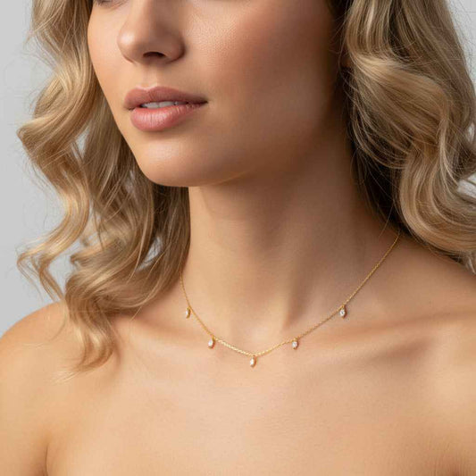 Vita Giulia - Five CZ Marquise Stones Velanci