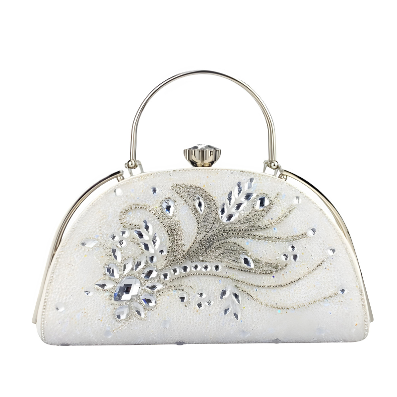 Velanci Natalia Luxe Rhinestone Clutch Bag