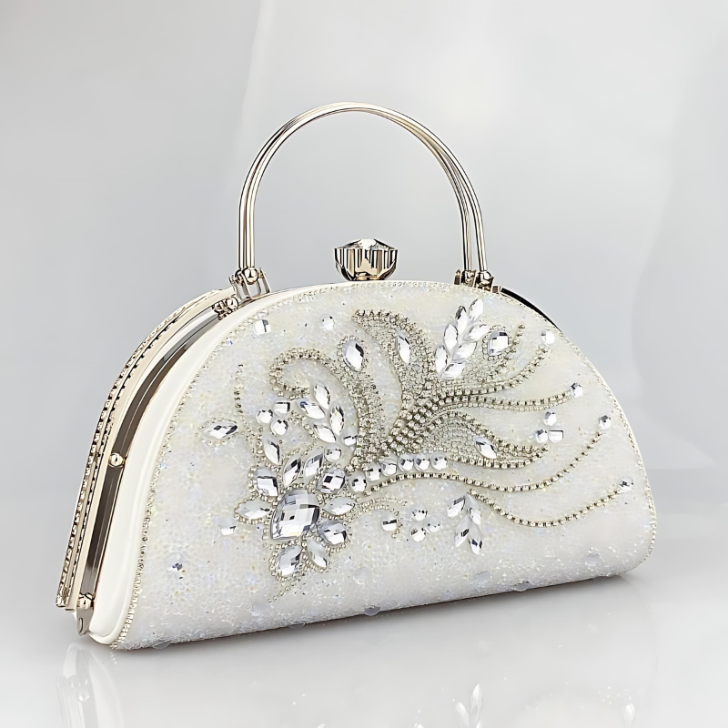 Velanci Natalia Luxe Rhinestone Clutch Bag