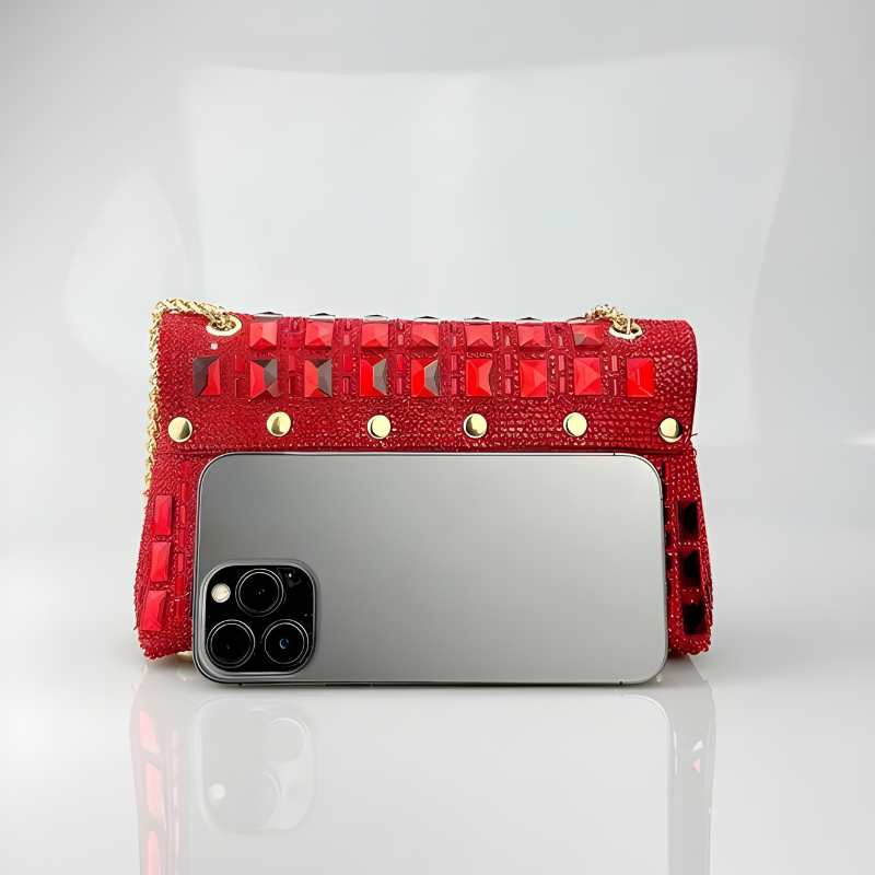 Velanci Serena Gemstones Luxury Clutch Bag