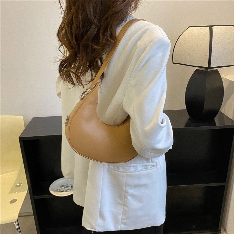 Lucia Luxe Leather Shoulder Bag