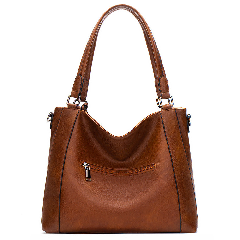 Gemma Luxe Leather Shoulder Bag