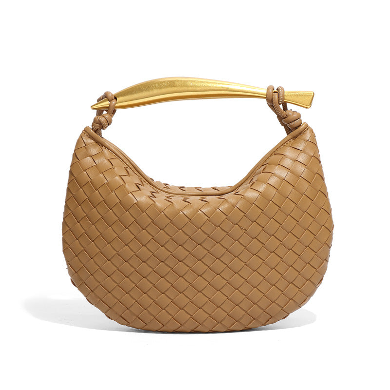 Velanci Genevieve Handwoven Leather Handbag